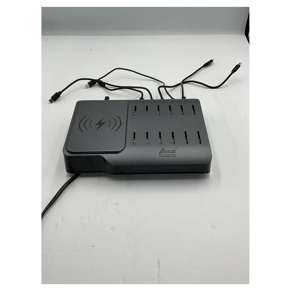 Aoozi 8-in-1 60W Charging Station‎ 7-Port with Wireless Charger